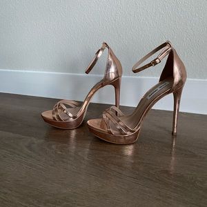 Rose Gold Steve Madden Heels